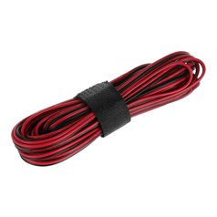 EC20 kabel 2×20AWG/2×0,52 mm2, max. 300V, černá/červená, balení 25 m