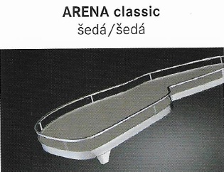 Sady košů ARENA classic šedá / šedá (RAL 9006)