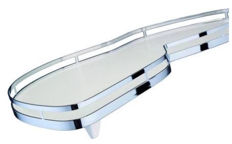 Sady košů ARENA style chrom / bílá