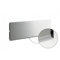 SCILM sokl 100 mm (4m) | bílá, černá- lesk, hliník br. SCILM sokl 100 mm (4m) | bílá, černá- lesk, hliník br.