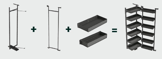 Potravinová skříň TANDEM III